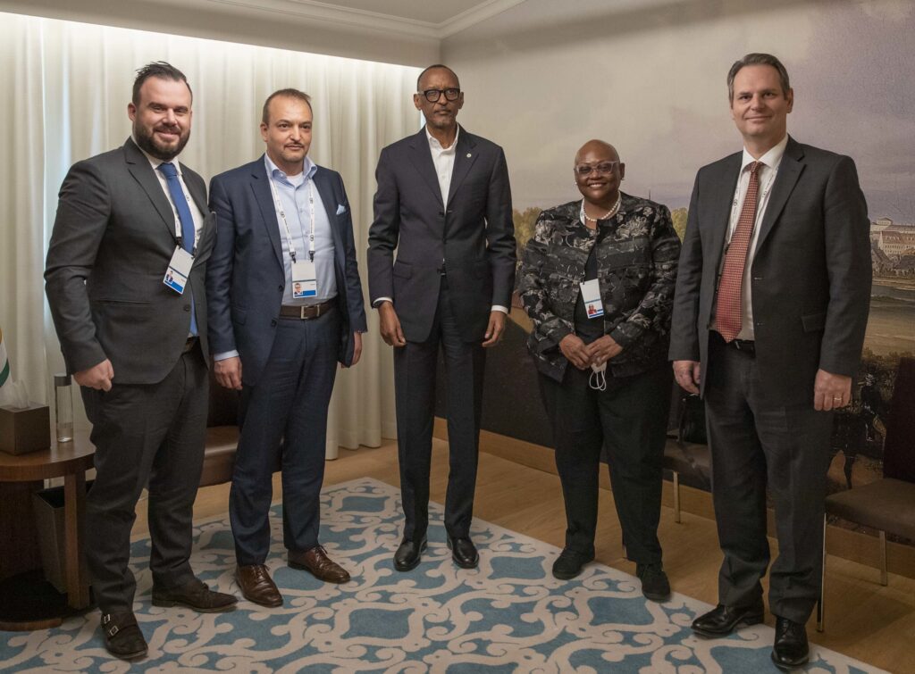 Abayobozi bahuye na Perezida Kagame mu nama y’Umutekano ya Munich (Amafoto)