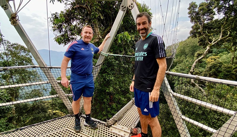 Pires na Parlor ba Arsenal, bishimiye ibihe byiza bagize mu Rwanda