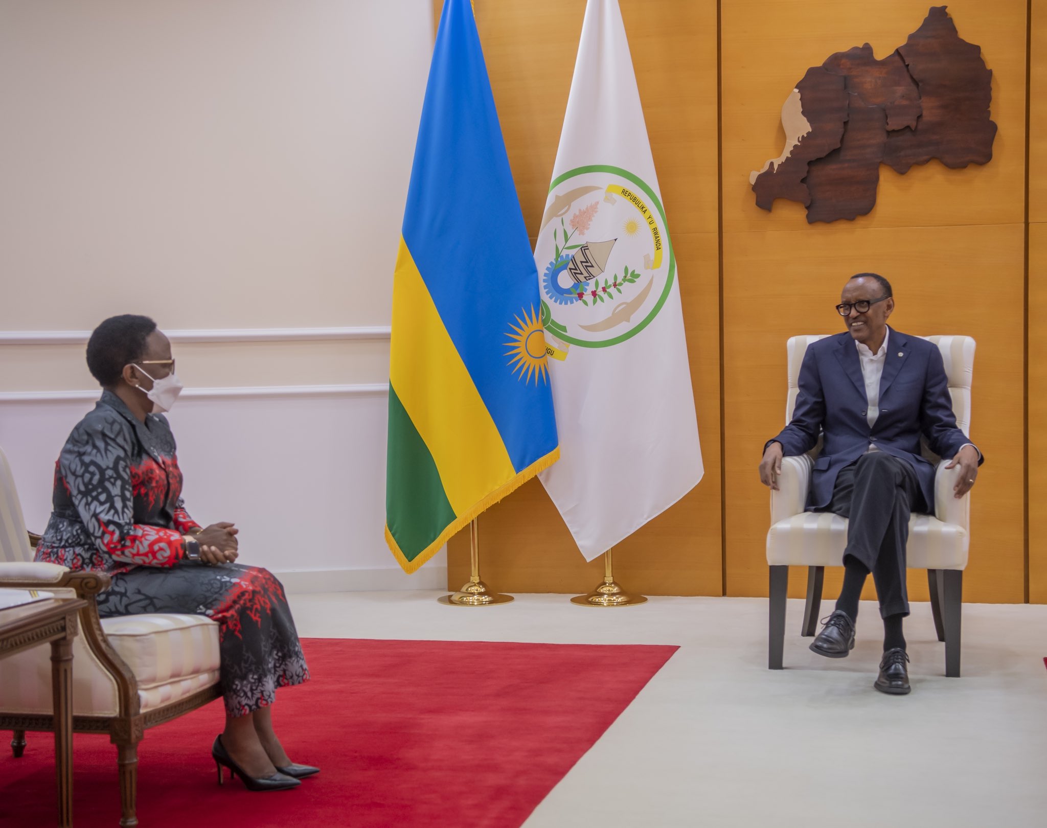 Perezida Kagame yakiriye ubutumwa bwa Perezida wa Tanzania
