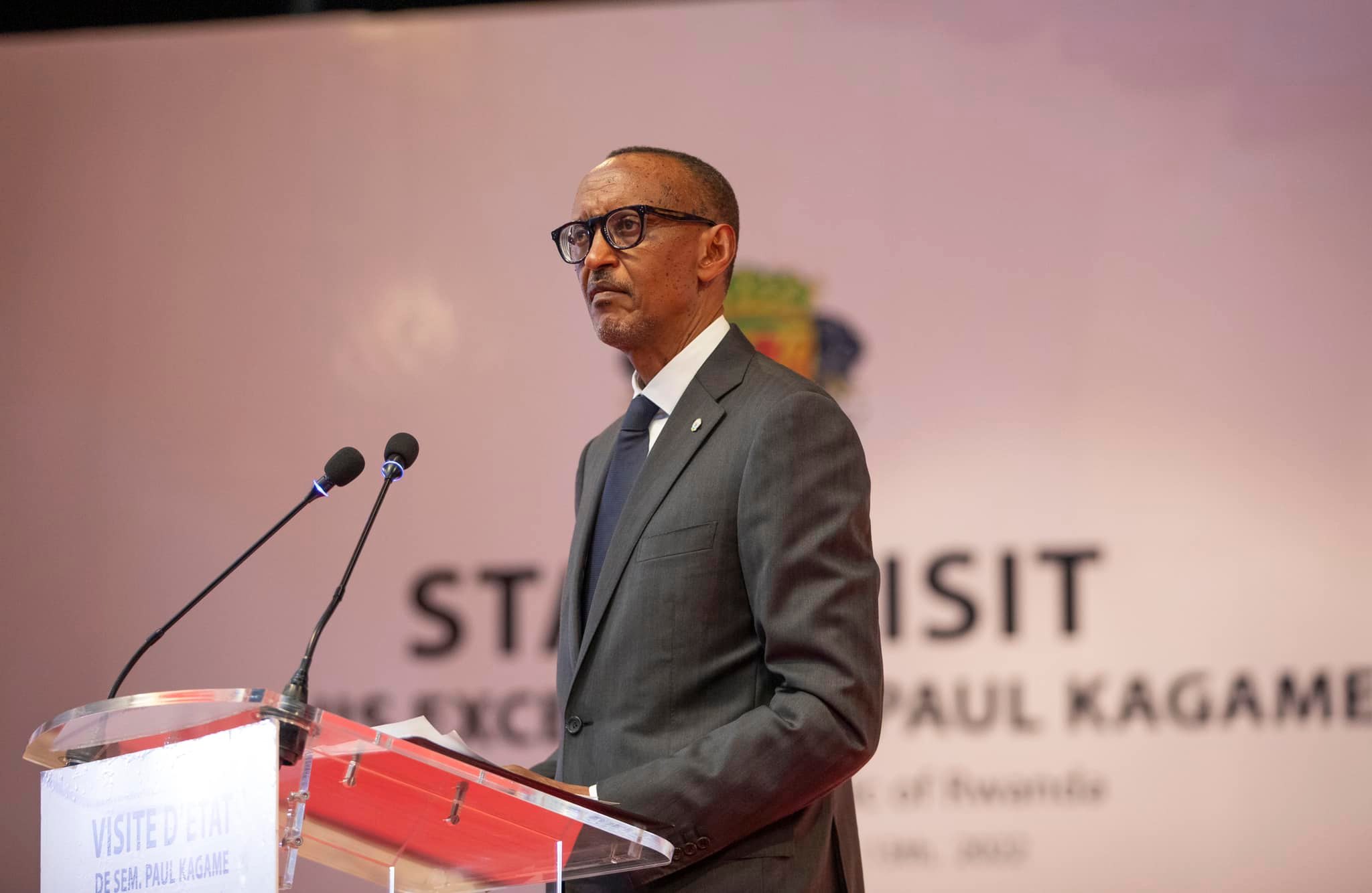 Brazzaville: Perezida Kagame yaganirije abagize Inteko Ishinga Amategeko