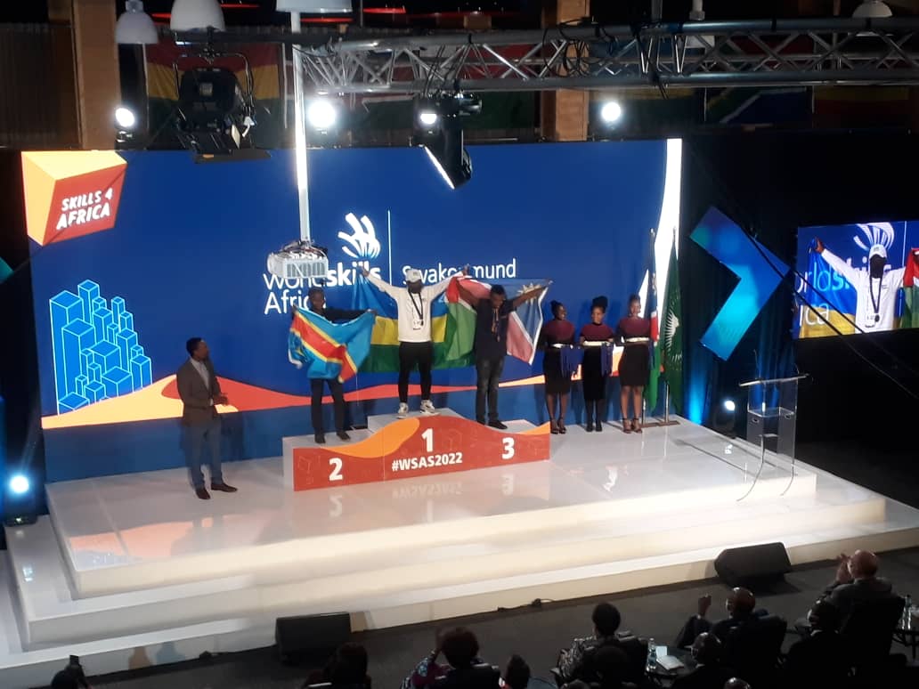 U Rwanda rwegukanye imidali 3 mu marushanwa nyafurika y’ubumenyi ngiro