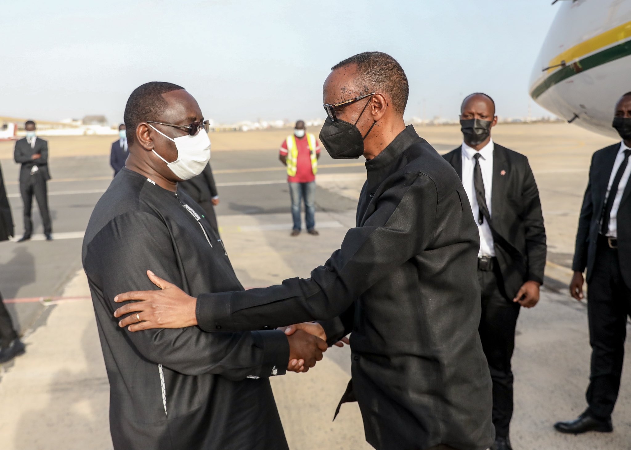 Inshamake y’ikiganiro cya Perezida Kagame na Macky Sall i Dakar