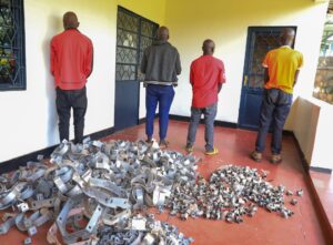 Hagarujwe ibyuma byibwe ikigo cyo muri Korea cyubaka iminara mu Rwanda
