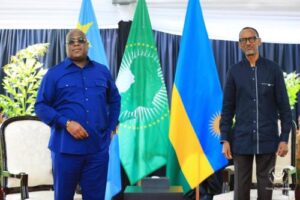 Perezida Kagame na Tshisekedi baganiriye kuri telefoni