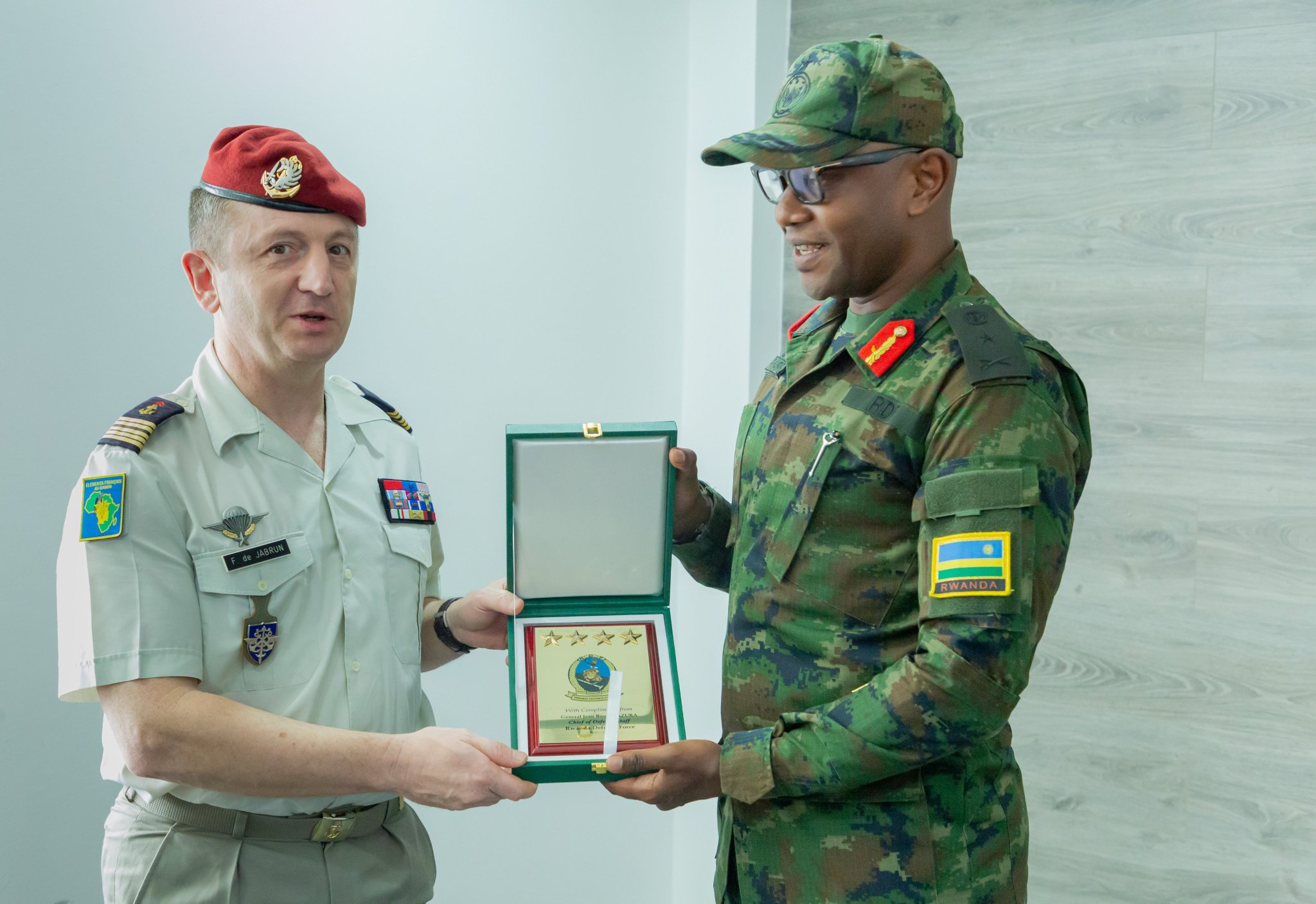 Itsinda ry’Ingabo z’u Bufaransa ryasuye u Rwanda