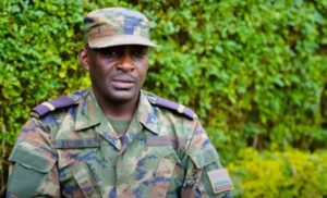 Sergeant Major  Robert wahunze igihugu yafatiwe muri Uganda