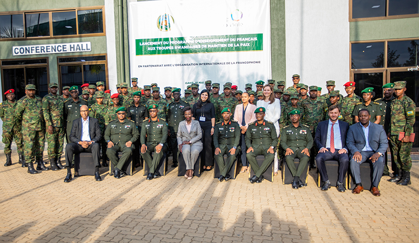 OIF izajya yigisha Igifaransa Ingabo z’u Rwanda zijya mu butumwa bw’amahoro