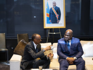 Perezida Kagame yageze muri Angola mu biganiro na Tshisekedi