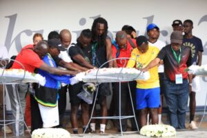 Tennis: Abitabiriye « Davis Cup 2022 » basuye Urwibutso rwa Jenoside rwa Kigali