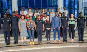 Abiga muri Kaminuza yo muri USA banyuzwe n’imikorere ya Polisi y’u Rwanda