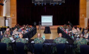 Abahagarariye inyungu za gisirikare mu Rwanda basobanuriwe ibikorwa bya RDF mu Karere