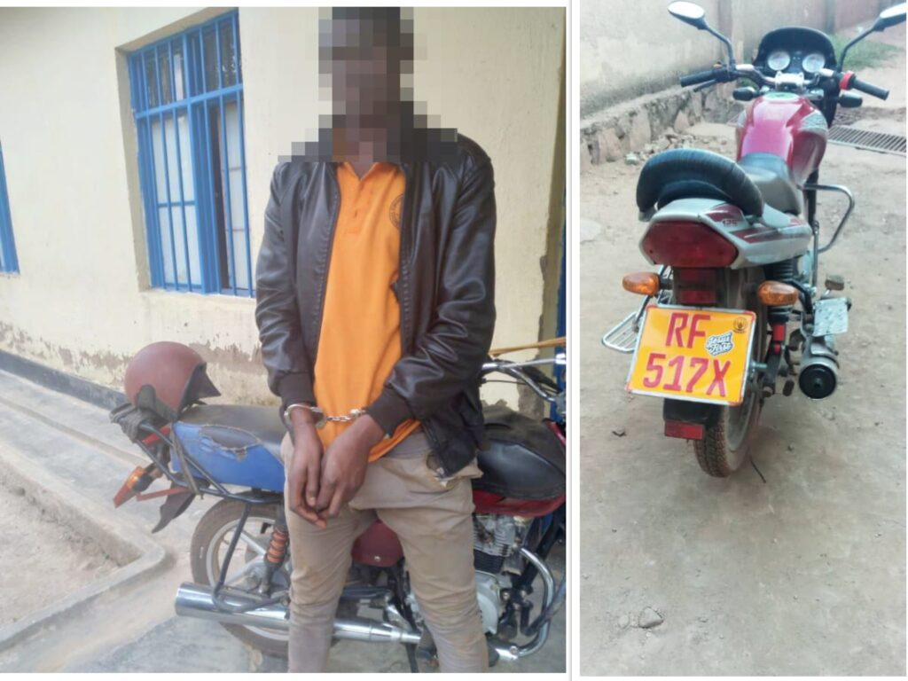 Polisi yagaruje moto, abazibye batabwa muri yombi