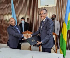 U Rwanda na Botswana byemeje ubufatanye mu bya gisirikare