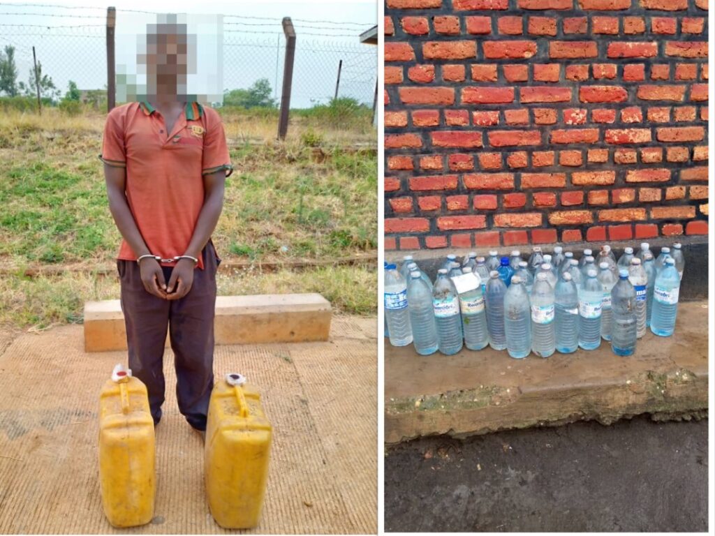Nyagatare: Bataye litiro zirenga 130 za Kanyanga basubira muri Uganda