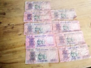 Rwamagana:  Babiri bafatanywe ibihumbi 45 by’amafaranga y’amiganano