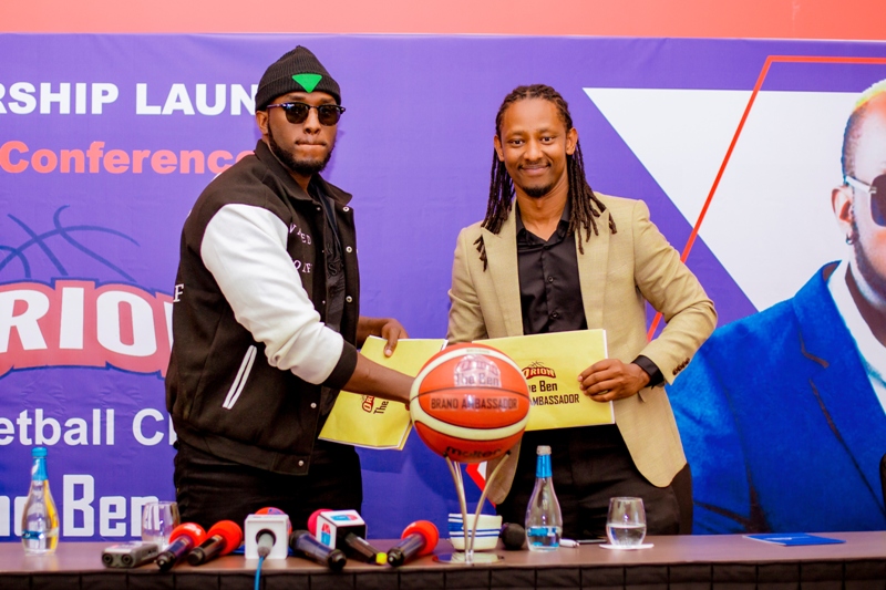 Basketball: Umuhanzi The Ben yagizwe Ambasaderi w’ikipe ya Orion BBC