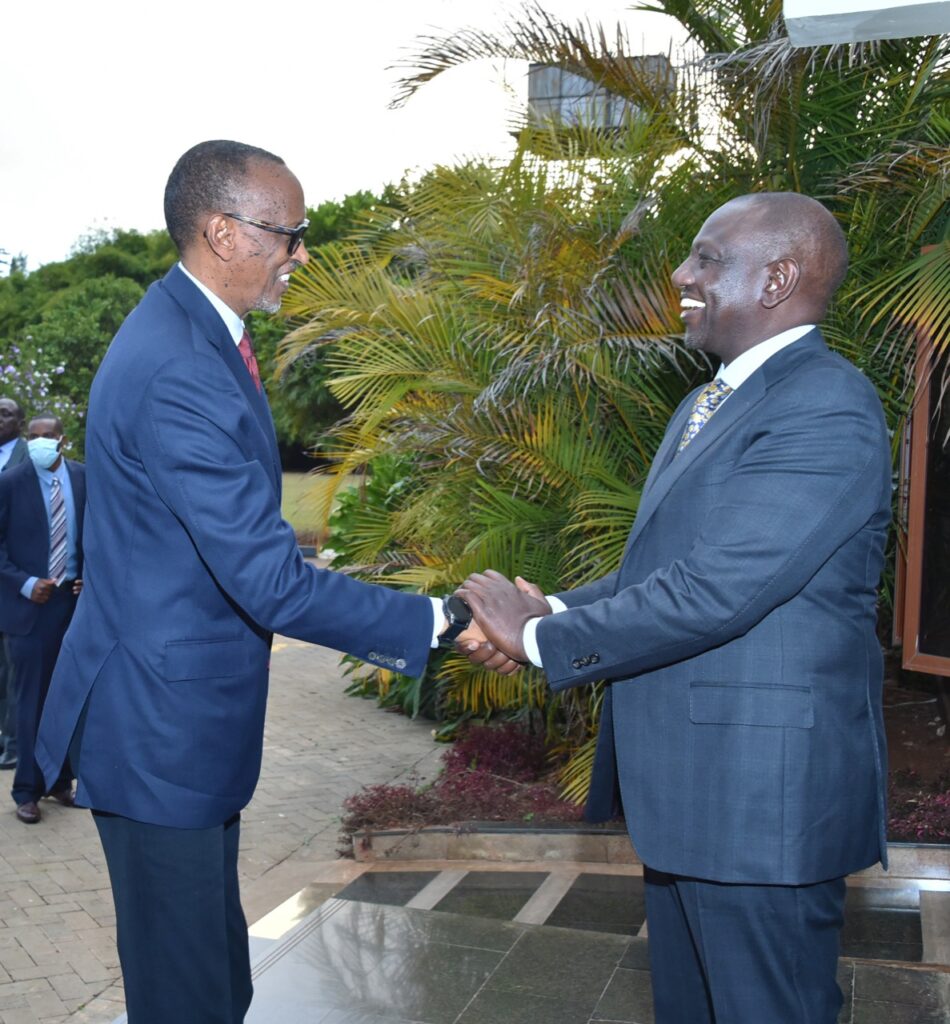 Perezida Kagame yitabiriye irahira rya William Ruto