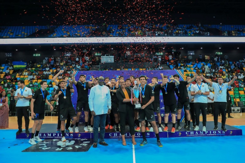 Handball: Ikipe ya Misiri yongeye kwegukana  igikombe cy’Afurika mu batarengeje imyaka 18