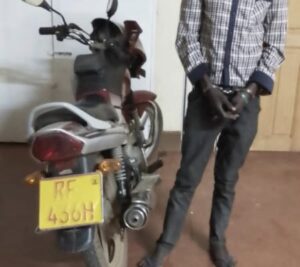 Bugesera: Moto yibwe irimo GPS yafatiwe iwe arafungwa
