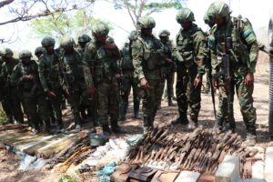 Mozambique: Ingabo z’u Rwanda zatahuye intwaro zahishwe n’ibyihebe bisumbirijwe