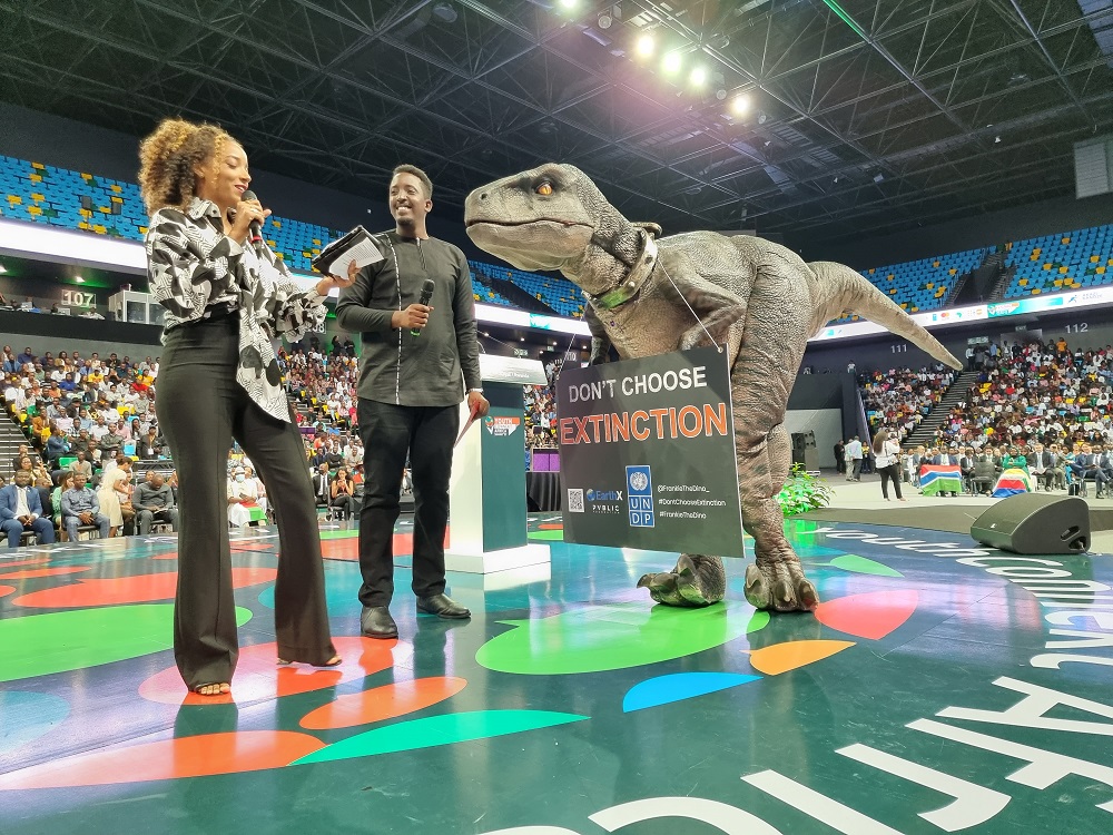 Dinosaur yitabiriye YouthConnekt yagiriye ibihe byiza mu Rwanda (Amafoto)