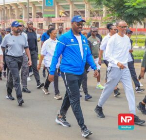 Perezida Kagame na Gen Muhoozi muri Siporo igamije kurwanya Kanseri y’ibere