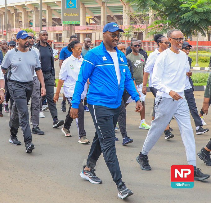 Perezida Kagame na Gen Muhoozi muri Siporo igamije kurwanya Kanseri y’ibere