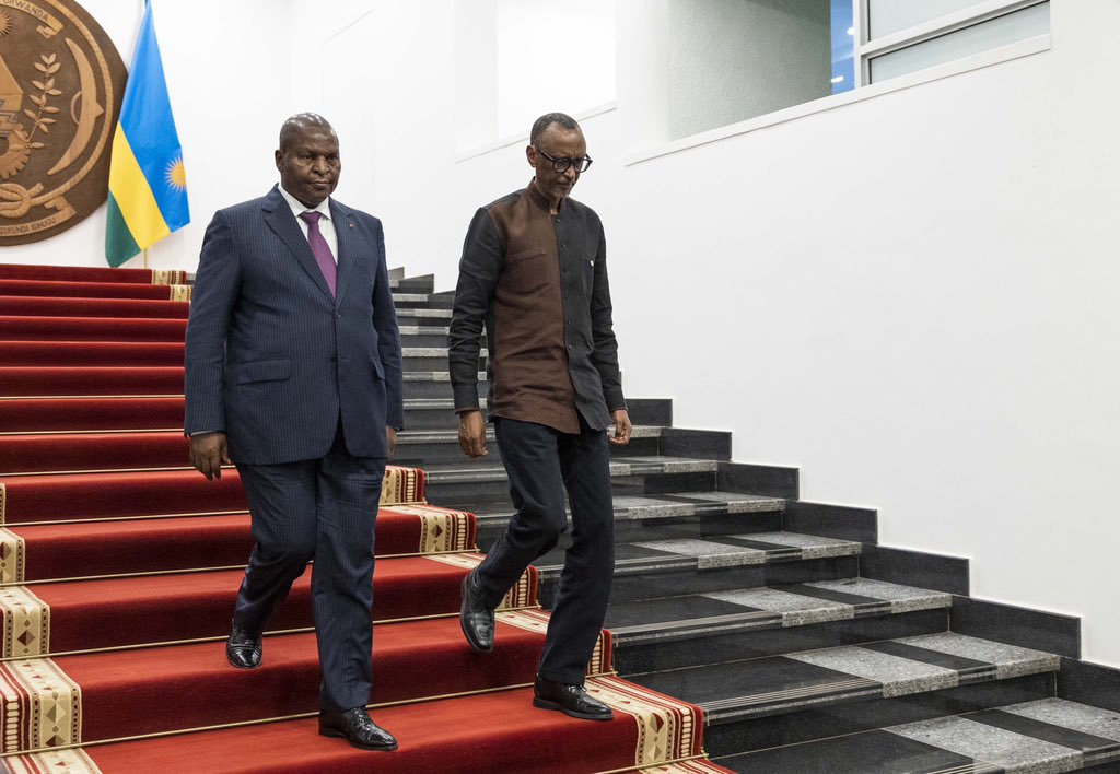 Perezida Touadéra wa CAR yongeye gusura u Rwanda