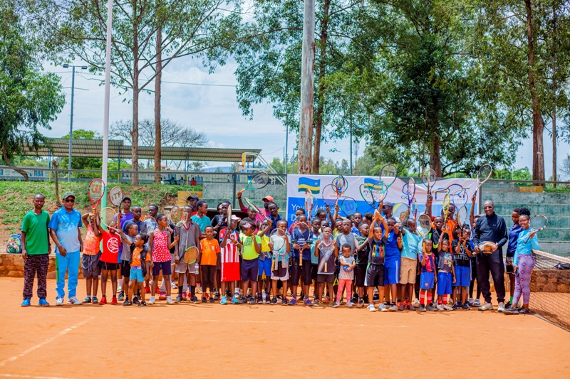 Tennis: Abana 65 ni bo batoranyijwe muri gahunda yo gushaka abafite impano