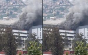 Inkongi yibasiye inyubako ya Polisi yazimijwe itarangiza byinshi