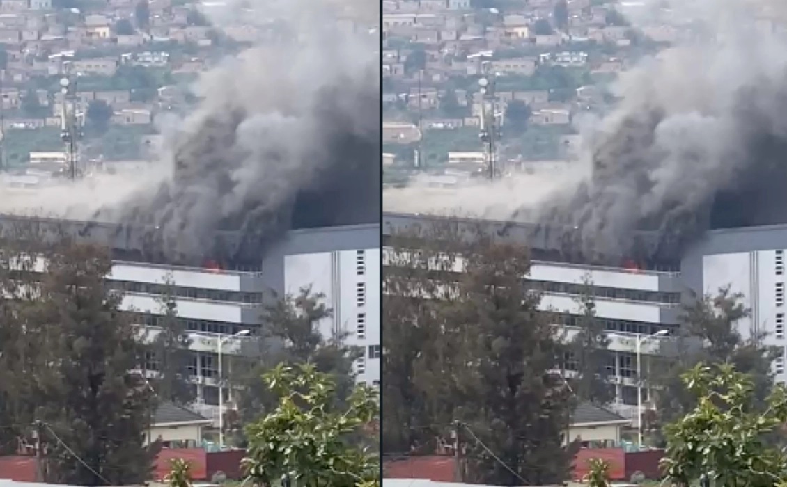 Inkongi yibasiye inyubako ya Polisi yazimijwe itarangiza byinshi