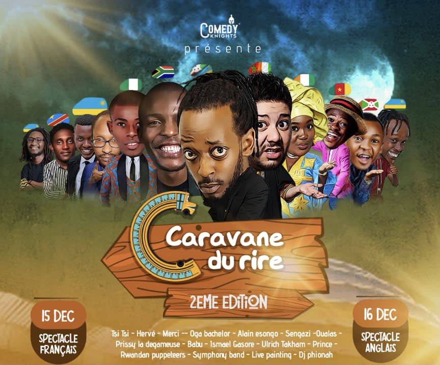 Hateguwe iserukiramuco ry’urwenya ‘Caravane du rire’ rizabera mu bihugu 3