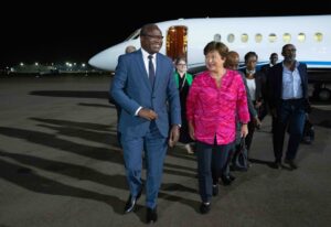 Umuyobozi wa IMF ku Isi yageze i Kigali
