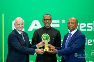 Perezida Kagame yahembewe guteza imbere umupira w’amaguru