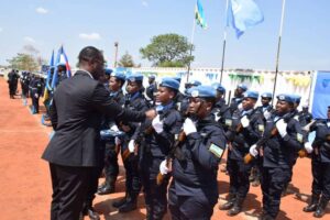 Abapolisi b’u Rwanda 423 bambitswe imidali y’ishimwe ya Loni