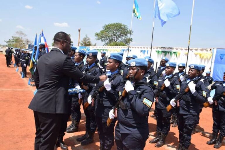 Abapolisi b’u Rwanda 423 bambitswe imidali y’ishimwe ya Loni