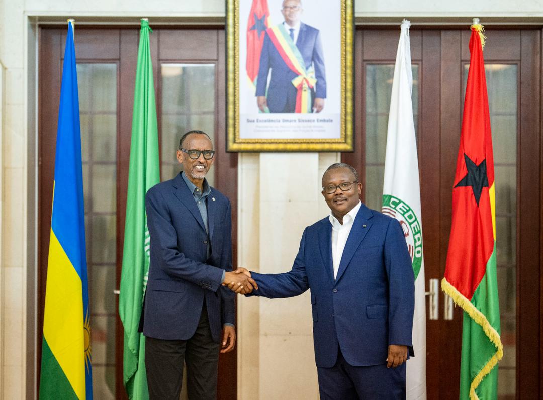 Perezida Kagame mu ruzinduko muri Guinea- Bissau na Conakry
