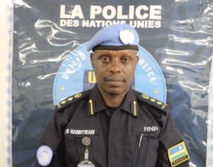 Crentrafrique: Umupolisi w’u Rwanda muri MINUSCA yatowe nk’indashyikirwa