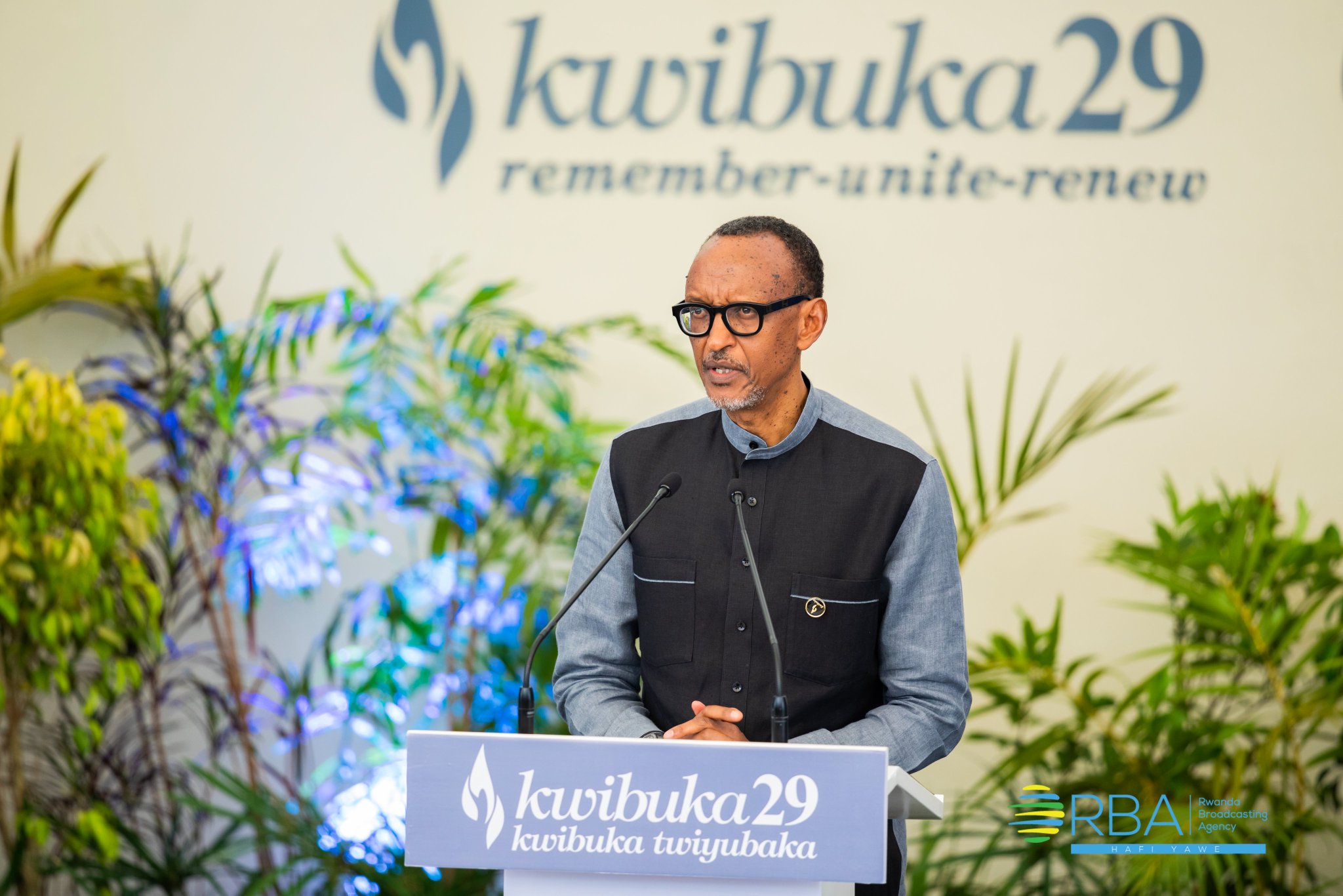 Kwibuka29: Perezida Kagame yashimiye amahanga yifatanyije n’u Rwanda