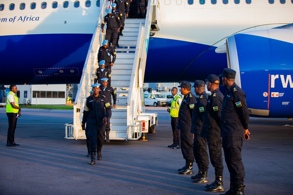 U Rwanda rwatangiye gusimbuza abapolisi rwohereje muri MINUSCA