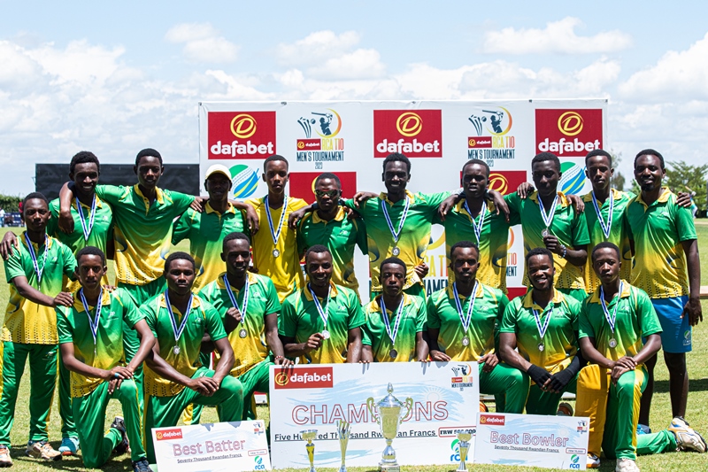 Cricket : IPRC Kigali yegukanye  “Dafabet RCA T10 Men’s Tournament 2023”