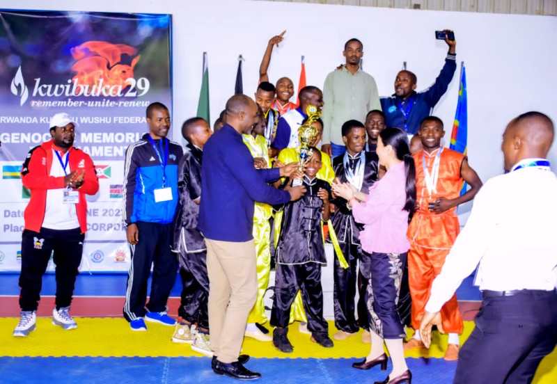 Kung Fu Wushu: u Rwanda rwegukanye imidali 16 mu irushanwa ryo Kwibuka