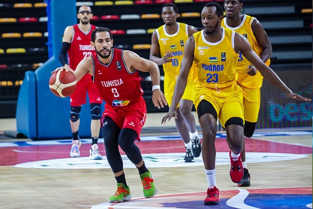 Basketball:  Ikipe y’u Rwanda yatangiye “FIBA AFROCAN 2023” itsindwa na Tunisia