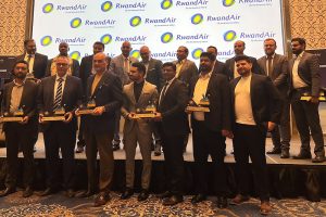 RwandAir yishimiye intsinzi muri Qatar ihemba abafatanyabikorwa bayo