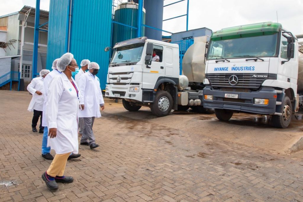 Ibihugu byoherezwamo amata y’Uruganda rw’Inyange atunganyirizwa mu Rwanda