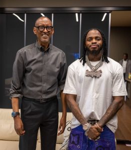 Umuhanzi Diamond yakeje u Rwanda na Perezida Kagame