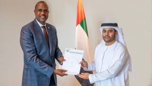 John Mirenge yatanze kopi z’impapuro zo guhagararira u Rwanda muri UAE
