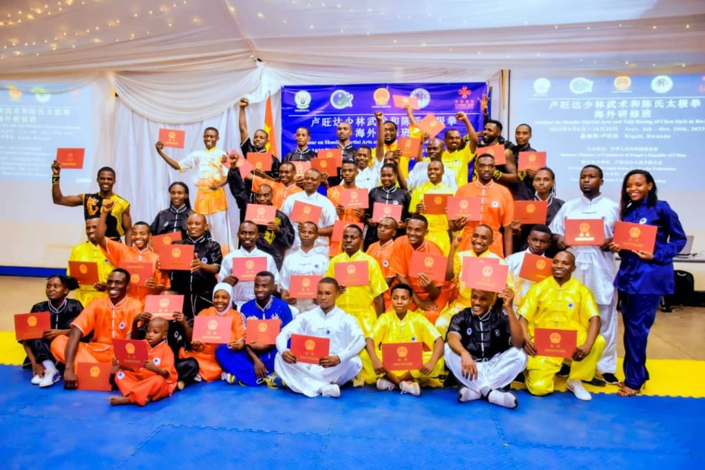 Kung-Fu Wushu: Hasojwe amahugurwa y’iminsi 50 bungukiyemo byinshi