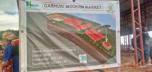 Ngororero: Batangiye kubakirwa isoko rigezweho rya miliyoni 300 Frw