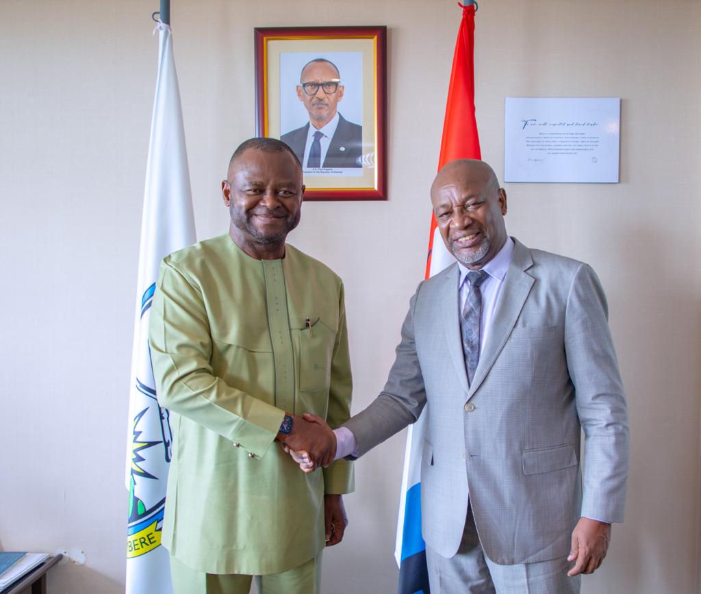 Ozonia Ojielo yagiranye ibiganiro n’Umunyamabanga Mukuru w’Umuryango FPR Inkotanyi